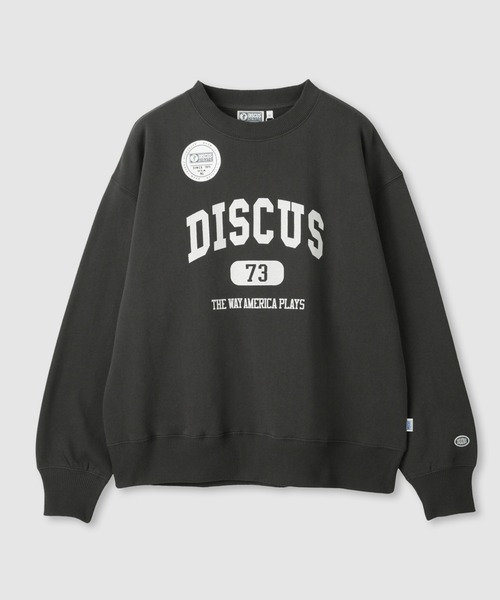 DISCUS(ディスカス)の「DISCUS ロゴトレーナー(スウェット・レディース・オートミール/スミクロ/ブルー系・L/M)」の4枚目の写真