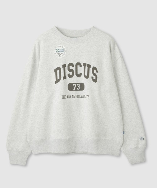DISCUS(ディスカス)の「DISCUS ロゴトレーナー(スウェット・レディース・オートミール/スミクロ/ブルー系・L/M)」の6枚目の写真