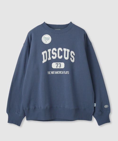 DISCUS(ディスカス)の「DISCUS ロゴトレーナー(スウェット・レディース・オートミール/スミクロ/ブルー系・L/M)」の8枚目の写真