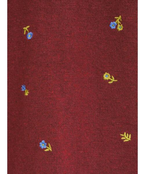 Samansa Mos2（サマンサ モスモス）の「花柄総刺繍ニットカーディガン（カーディガン/ボレロ・レディース・ボルドー/キナリ/ブラック/オレンジ・F）」の7枚目の写真