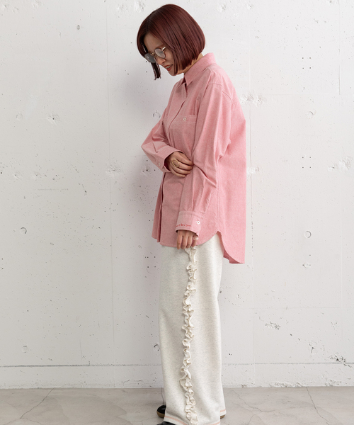 セール】レギュラーカラーオックスフォードシャツ（シャツ/ブラウス