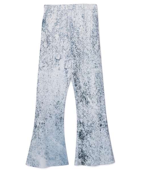 NON TOKYO（ノントーキョー）の「PRINT RIB FLARE PANTS（その他パンツ・レディース・カモフラージュ/その他/アニマル・FREE）」の2枚目の写真