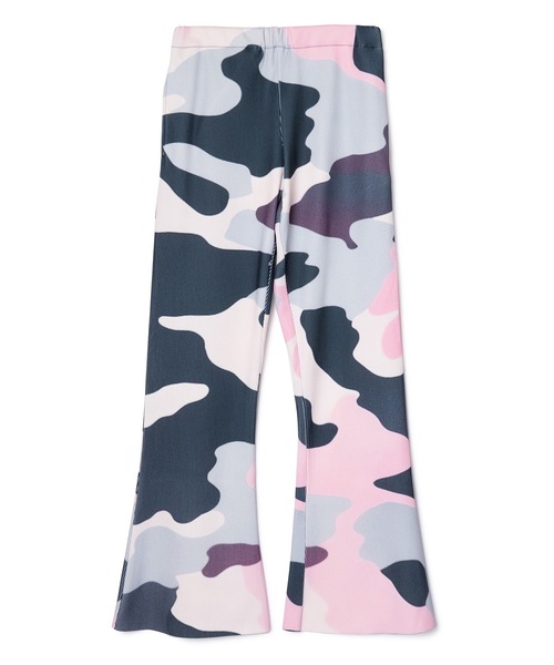 NON TOKYO（ノントーキョー）の「PRINT RIB FLARE PANTS（その他パンツ・レディース・カモフラージュ/その他/アニマル・FREE）」の3枚目の写真