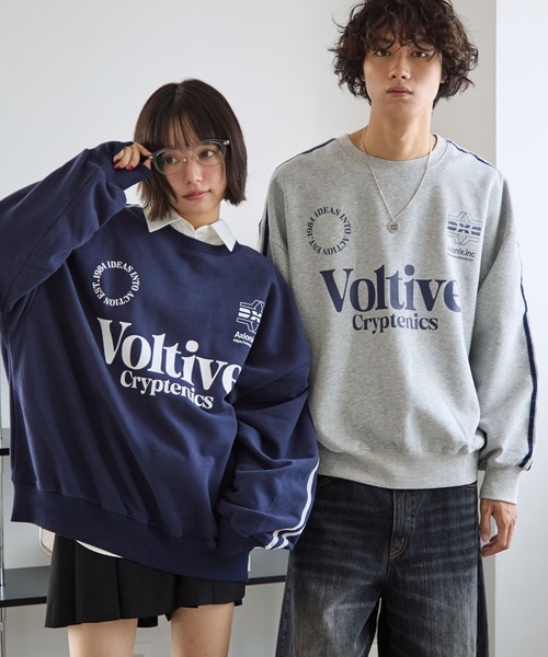 PBLIM（ページボーイリム）の「《UNISEX》ラインスリーブロゴスウェット（スウェット・レディース・グレー/ネイビー・MEDIUM/LARGE）」の10枚目の写真