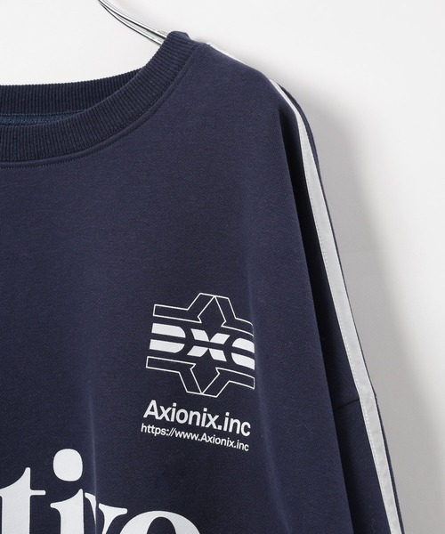 PBLIM（ページボーイリム）の「《UNISEX》ラインスリーブロゴスウェット（スウェット・レディース・グレー/ネイビー・MEDIUM/LARGE）」の22枚目の写真