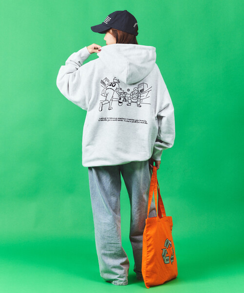 FREAK'S STORE(フリークスストア)の「tombonia/トムボニア tomboniaベースボールフーディ(パーカー・メンズ・ライトグレー/ネイビー/チャコールグレー・SMALL/MEDIUM/LARGE)」の22枚目の写真