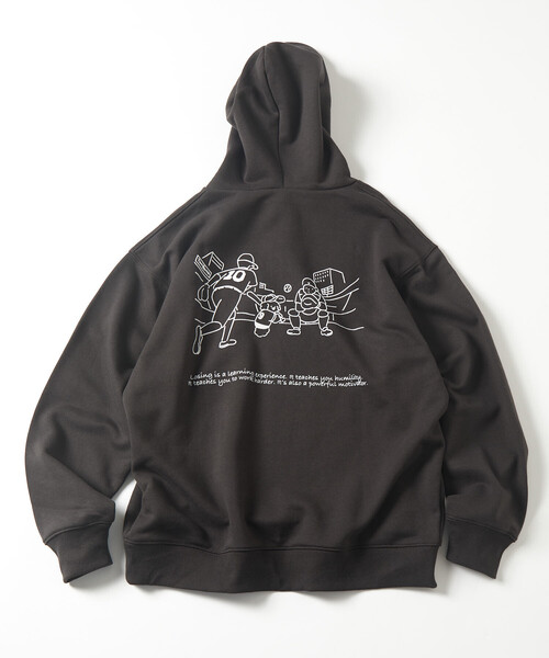 FREAK'S STORE(フリークスストア)の「tombonia/トムボニア tomboniaベースボールフーディ(パーカー・メンズ・ライトグレー/ネイビー/チャコールグレー・SMALL/MEDIUM/LARGE)」の7枚目の写真