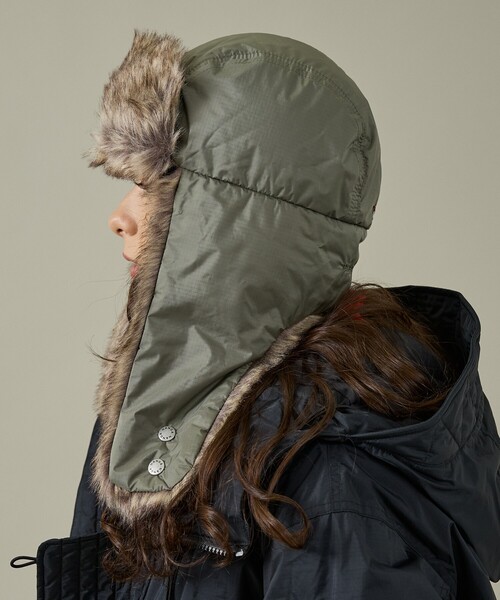 【NANGA/ナンガ】AURORA TEX FUR FLIGHT CAP/オーロラテックス ファー フライトキャップ/ファー/ユニセックス/N2532-3A055Z