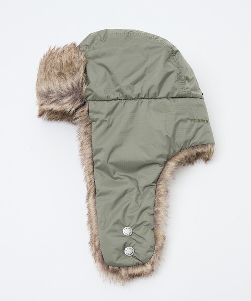 NANGA（ナンガ）の「【NANGA/ナンガ】AURORA TEX FUR FLIGHT CAP/オーロラテックス ファー フライトキャップ/ファー/ユニセックス/N2532-3A055Z（キャップ・メンズ・ブラック/ダークベージュ/グリーン系その他・フリー）」の6枚目の写真