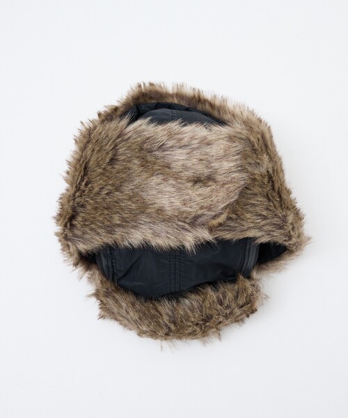 NANGA（ナンガ）の「【NANGA/ナンガ】AURORA TEX FUR FLIGHT CAP/オーロラテックス ファー フライトキャップ/ファー/ユニセックス/N2532-3A055Z（キャップ・メンズ・ブラック/ダークベージュ/グリーン系その他・フリー）」の14枚目の写真