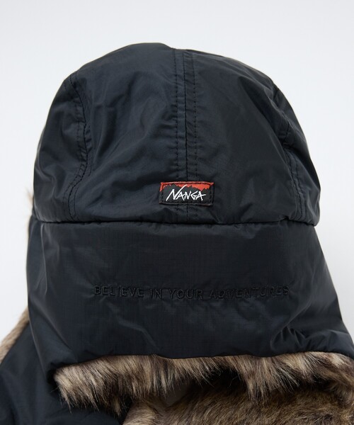 NANGA（ナンガ）の「【NANGA/ナンガ】AURORA TEX FUR FLIGHT CAP/オーロラテックス ファー フライトキャップ/ファー/ユニセックス/N2532-3A055Z（キャップ・メンズ・ブラック/ダークベージュ/グリーン系その他・フリー）」の17枚目の写真
