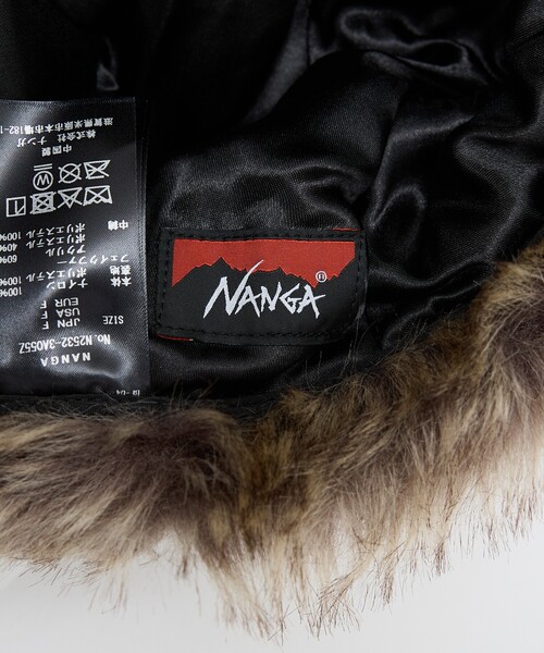 NANGA（ナンガ）の「【NANGA/ナンガ】AURORA TEX FUR FLIGHT CAP/オーロラテックス ファー フライトキャップ/ファー/ユニセックス/N2532-3A055Z（キャップ・メンズ・ブラック/ダークベージュ/グリーン系その他・フリー）」の18枚目の写真