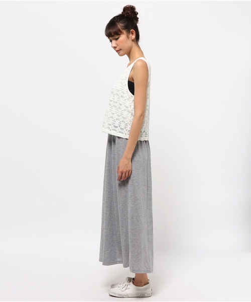 OUTLET（アウトレット）の「【Discoat Parisien】レーストップマキシOP（ワンピース・レディース・杢グレー・LARGE）」の8枚目の写真