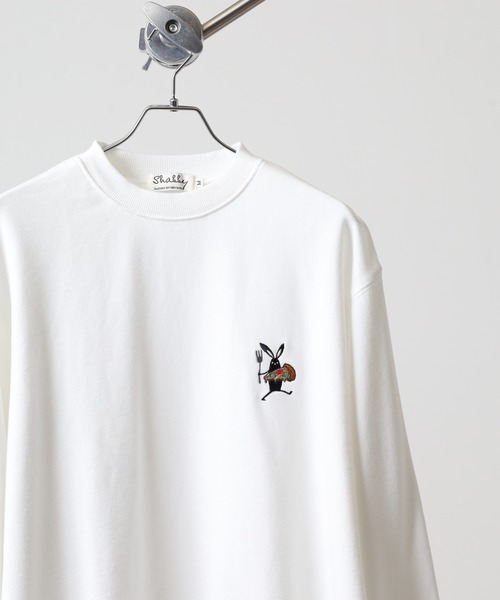 FUNALIVE（ファンアライブ）の「SHABBY シャビ クルーネックスウェット unisex（スウェット・メンズ・カーキ/ブラック/ワイン/ホワイト系1/オフホワイト/杢グレー/カーキ系1/ネイビー系1/ネイビー・M/XL/L）」の2枚目の写真