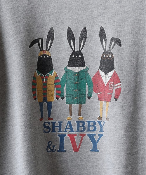 FUNALIVE（ファンアライブ）の「SHABBY シャビ クルーネックスウェット unisex（スウェット・メンズ・カーキ/ブラック/ワイン/ホワイト系1/オフホワイト/杢グレー/カーキ系1/ネイビー系1/ネイビー・M/XL/L）」の10枚目の写真