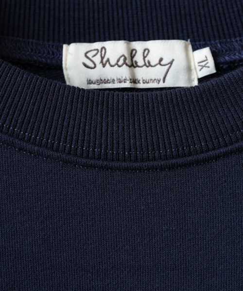 FUNALIVE（ファンアライブ）の「SHABBY シャビ クルーネックスウェット unisex（スウェット・メンズ・カーキ/ブラック/ワイン/ホワイト系1/オフホワイト/杢グレー/カーキ系1/ネイビー系1/ネイビー・M/XL/L）」の15枚目の写真