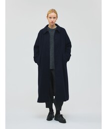 mizuiro ind ウール混バルマカーンコート