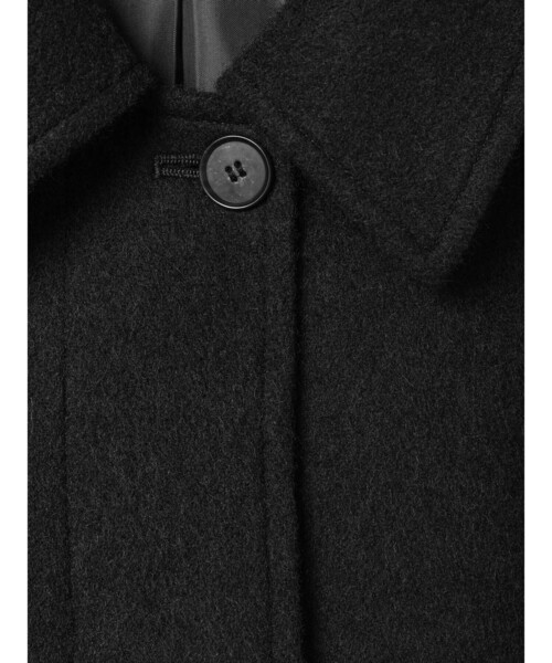 mizuiroind（ミズイロインド）の「mizuiro ind ウール混バルマカーンコート（ステンカラーコート・レディース・チャコールグレー/ブラック/ネイビー・FREE）」の18枚目の写真