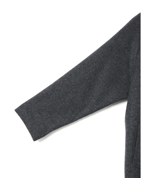 mizuiroind（ミズイロインド）の「mizuiro ind ウール混バルマカーンコート（ステンカラーコート・レディース・チャコールグレー/ブラック/ネイビー・FREE）」の8枚目の写真