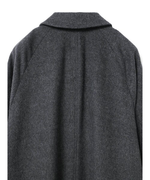 セール】mizuiro ind ウール混バルマカーンコート（ステンカラーコート