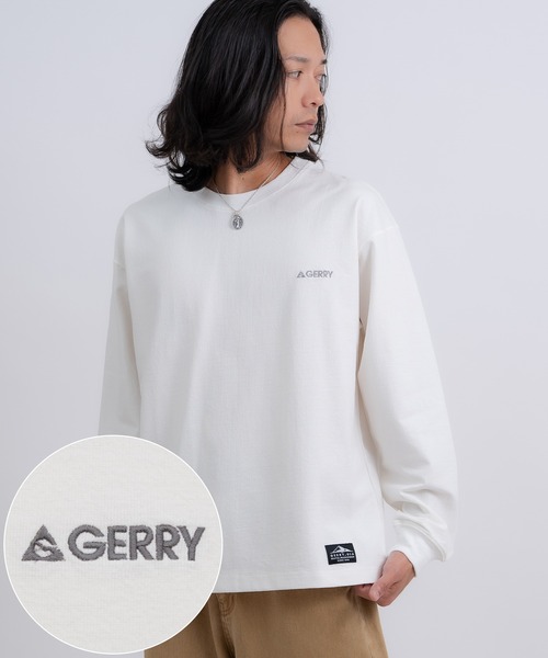 セール】【GERRY】高ストレッチ性 ワンポイント 長袖Tシャツ（Tシャツ