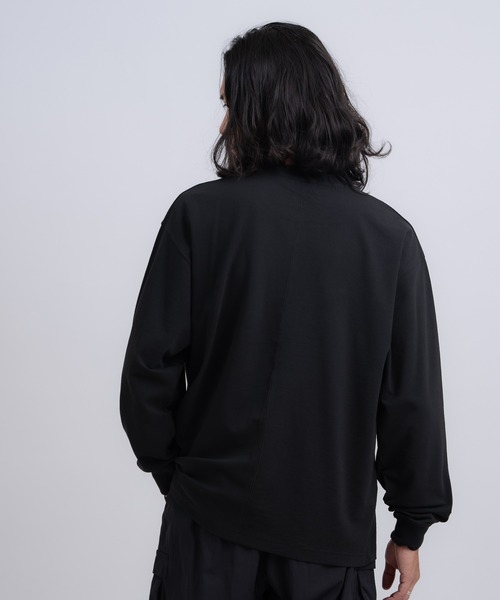GERRY(ジェリー)の「【GERRY】高ストレッチ性 ワンポイント 長袖Tシャツ(Tシャツ/カットソー・メンズ・ブラック/ホワイト/カーキ/チャコール・LARGE/MEDIUM)」の10枚目の写真