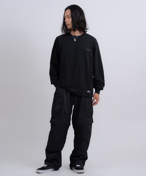 GERRY(ジェリー)の「【GERRY】高ストレッチ性 ワンポイント 長袖Tシャツ(Tシャツ/カットソー・メンズ・ブラック/ホワイト/カーキ/チャコール・LARGE/MEDIUM)」の11枚目の写真