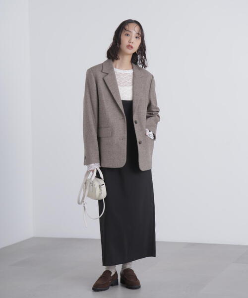 FREE'S MART（フリーズマート）の「◆スクープネックマキシジャンパースカート（ワンピース・レディース・グレー/ブラック・SMALL/MEDIUM）」の10枚目の写真