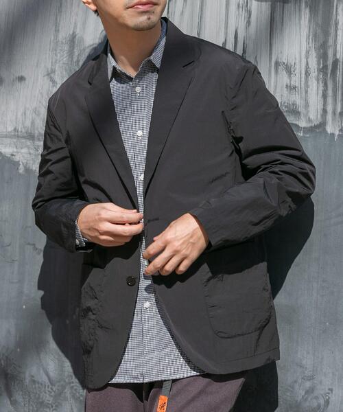 URBAN RESEARCH ROSSO MEN（アーバンリサーチロッソメン）の「3H Dry Fabricリラックスジャケット（その他アウター・メンズ・ネイビー/ブラック・MEDIUM/LARGE/X-LARGE）」の3枚目の写真