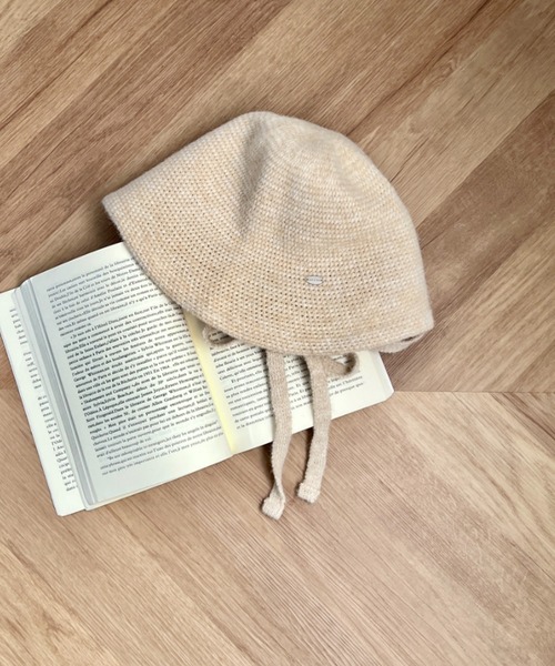 CLEA（クレア）の「紐付きウールライクバケットハット（ハット・レディース・チャコールグレー/グレー/ブラック/アイボリー/モカ・FREE）」の11枚目の写真