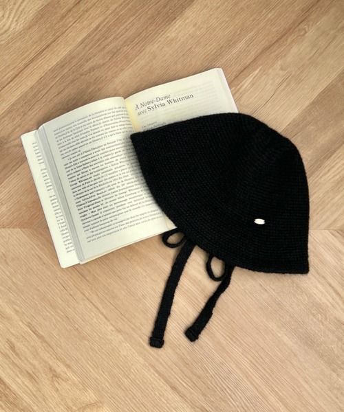 CLEA（クレア）の「紐付きウールライクバケットハット（ハット・レディース・チャコールグレー/グレー/ブラック/アイボリー/モカ・FREE）」の17枚目の写真