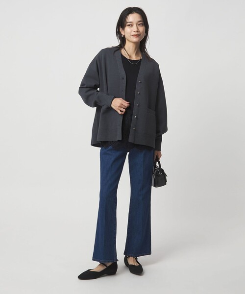 スソ レース プルオーバー（Tシャツ/カットソー）｜green label