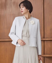 23区｜ニジュウサンクのノーカラージャケット（ツイード）通販 - ZOZOTOWN