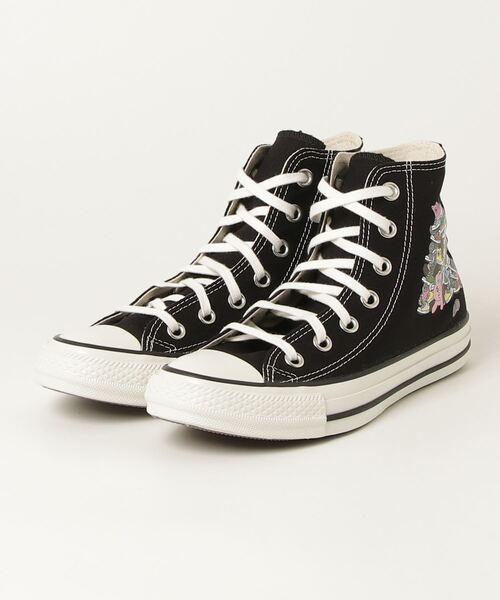 CONVERSE(コンバース)の「CONVERSE コンバース ALL STAR KM HI KAWAISOUNI! オールスター KM HI 可哀想に! 31316590 31316591(スニーカー・レディース・ブラック/オフホワイト・23.0cm/23.5cm/24.0cm/24.5cm)」の1枚目の写真