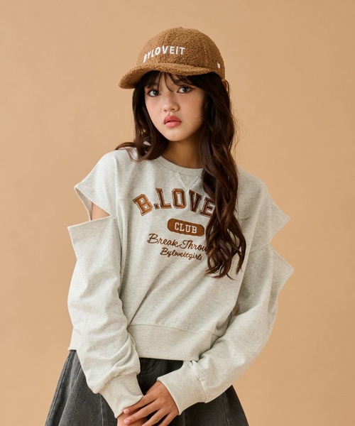 セール】肩スリットプルオーバー（スウェット）｜by LOVEiT（バイ