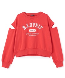 by LOVEiT（バイラビット）の「肩スリットプルオーバー（スウェット）」