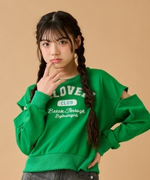 by LOVEiT（バイラビット）の「肩スリットプルオーバー（スウェット）」