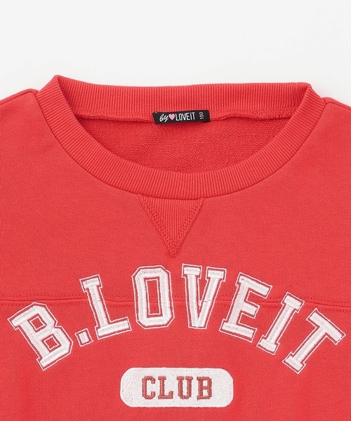 by LOVEiT（バイラビット）の「肩スリットプルオーバー（スウェット・キッズ・レッド/グリーン/ホワイト系その他・140cm/150cm/160cm/120cm/130cm）」の12枚目の写真