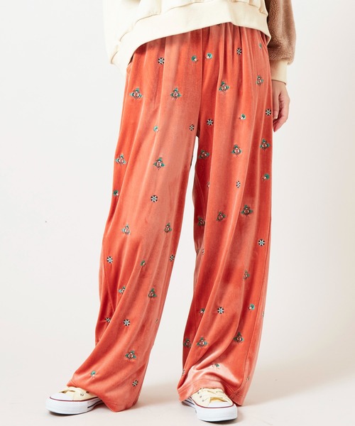 チャイハネ（チャイハネ）の「【チャイハネ】ロクアーベロアパンツ（その他パンツ・レディース・ピンク/ベージュ/グレー・FREE）」の3枚目の写真