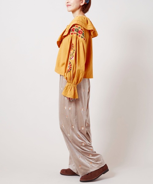 チャイハネ（チャイハネ）の「【チャイハネ】ロクアーベロアパンツ（その他パンツ・レディース・ピンク/ベージュ/グレー・FREE）」の17枚目の写真