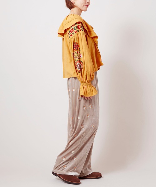 チャイハネ（チャイハネ）の「【チャイハネ】ロクアーベロアパンツ（その他パンツ・レディース・ピンク/ベージュ/グレー・FREE）」の16枚目の写真