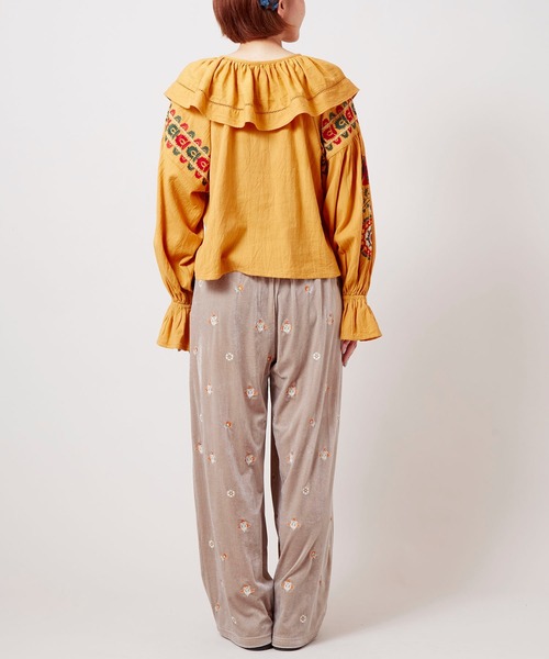 チャイハネ（チャイハネ）の「【チャイハネ】ロクアーベロアパンツ（その他パンツ・レディース・ピンク/ベージュ/グレー・FREE）」の15枚目の写真