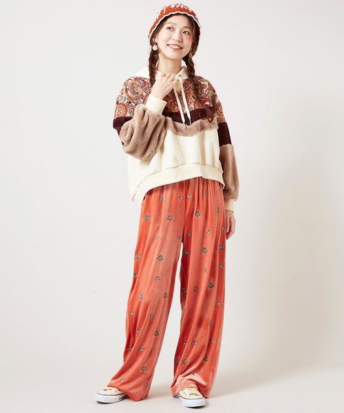 チャイハネ（チャイハネ）の「【チャイハネ】ロクアーベロアパンツ（その他パンツ・レディース・ピンク/ベージュ/グレー・FREE）」の10枚目の写真