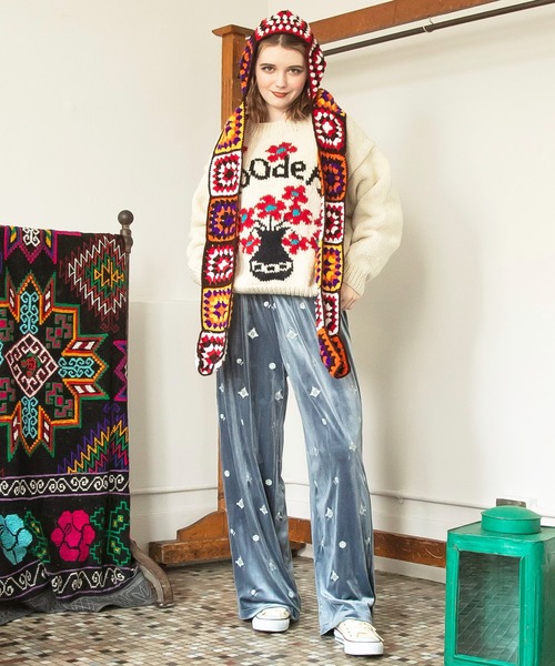 チャイハネ（チャイハネ）の「【チャイハネ】ロクアーベロアパンツ（その他パンツ・レディース・ピンク/ベージュ/グレー・FREE）」の21枚目の写真