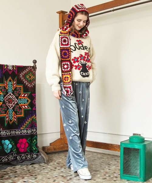 チャイハネ（チャイハネ）の「【チャイハネ】ロクアーベロアパンツ（その他パンツ・レディース・ピンク/ベージュ/グレー・FREE）」の20枚目の写真