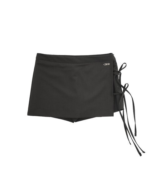 CRANK(クランク)の「ストリングラップスカートパンツ_チャコール(スカート・レディース・その他・SMALL/MEDIUM)」の1枚目の写真