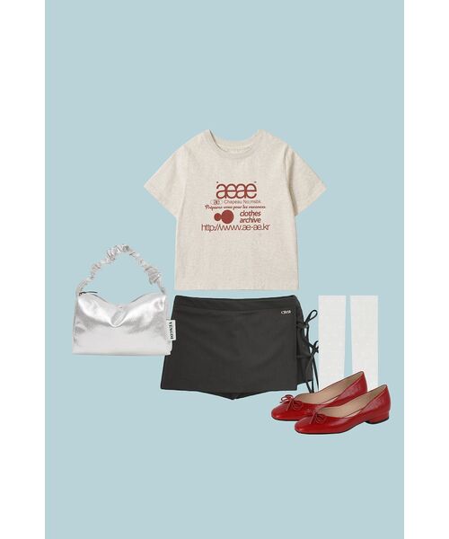 CRANK(クランク)の「ストリングラップスカートパンツ_チャコール(スカート・レディース・その他・SMALL/MEDIUM)」の6枚目の写真