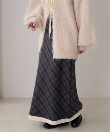 apres jour clair | 【apres jour clair】チェックレイヤードスカート(スカート)