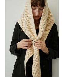 uyu. | トライアングルニットストール(ストール/ショール)