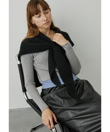 uyu.(ウユ)のトライアングルニットストール(ストール/ショール)